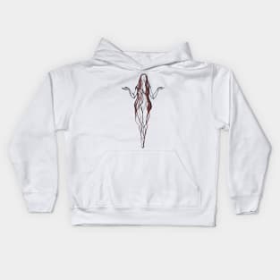 Single Line - Virgo Kids Hoodie